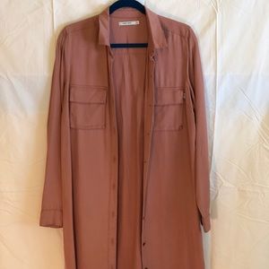 Duster Length Button Down